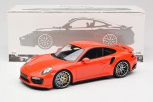 Porsche 911 991 Turbo S Lava Orange Minichamps 1:18 110067120 Μέταλλο - εικόνα 8 από 8