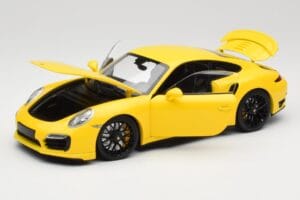 Porsche 911 991 Turbo S Κίτρινο Με Μαύρες Ζάντες Minichamps 1:18 110062321 Μέταλλο - εικόνα 2 από 8