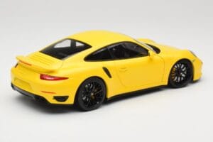 Porsche 911 991 Turbo S Κίτρινο Με Μαύρες Ζάντες Minichamps 1:18 110062321 Μέταλλο - εικόνα 3 από 8