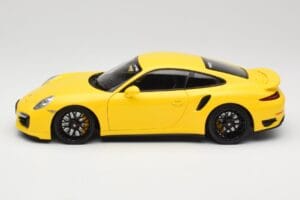 Porsche 911 991 Turbo S Κίτρινο Με Μαύρες Ζάντες Minichamps 1:18 110062321 Μέταλλο - εικόνα 4 από 8