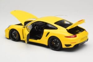 Porsche 911 991 Turbo S Κίτρινο Με Μαύρες Ζάντες Minichamps 1:18 110062321 Μέταλλο - εικόνα 5 από 8
