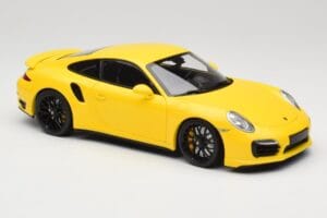Porsche 911 991 Turbo S Κίτρινο Με Μαύρες Ζάντες Minichamps 1:18 110062321 Μέταλλο - εικόνα 6 από 8