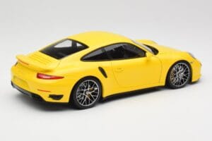 Porsche 911 991 Turbo S Κίτρινο Με Ασημί Ζάντες Minichamps 1:18 110062322 Μέταλλο - εικόνα 3 από 8