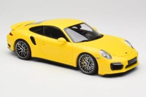 Porsche 911 991 Turbo S Κίτρινο Με Ασημί Ζάντες Minichamps 1:18 110062322 Μέταλλο - εικόνα 6 από 8