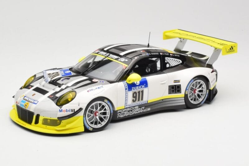 Porsche 911 991.1 GT3 R #911 Manthey Racing N. Tandy / E. Bamber 24h Nurburgring 2016 Minichamps 1:18 155166911 Μέταλλο