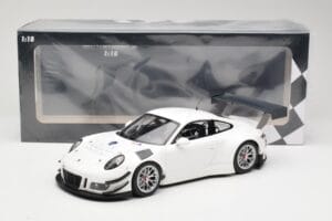 Porsche 911 991.1 GT3 R Λευκό Με Ασημί Ζάντες Minichamps 1:18 153166000 Μέταλλο - εικόνα 6 από 6