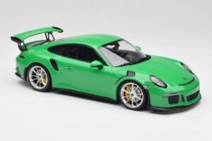Porsche 911 991.1 GT3 RS Lizard Πράσινο & Ασημί Ζάντες Minichamps 1:18 153066229 Μέταλλο - εικόνα 4 από 6