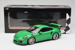 Porsche 911 991.1 GT3 RS Lizard Πράσινο & Ασημί Ζάντες Minichamps 1:18 153066229 Μέταλλο - εικόνα 6 από 6