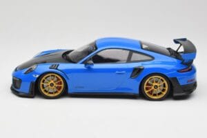 Porsche 911 991.2 GT2 RS Μπλε με Χρυσές Ζάντες Minichamps 1:18 155068302 Μέταλλο - εικόνα 3 από 6