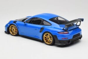 Porsche 911 991.2 GT2 RS Μπλε με Χρυσές Ζάντες Minichamps 1:18 155068302 Μέταλλο - εικόνα 5 από 6