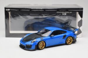 Porsche 911 991.2 GT2 RS Μπλε με Χρυσές Ζάντες Minichamps 1:18 155068302 Μέταλλο - εικόνα 6 από 6
