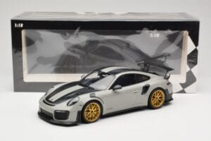 Porsche 911 991.2 GT2 RS Chalk Weissach Package Χρυσές Ζάντες Minichamps 1:18 155068304 Μέταλλο - εικόνα 6 από 6