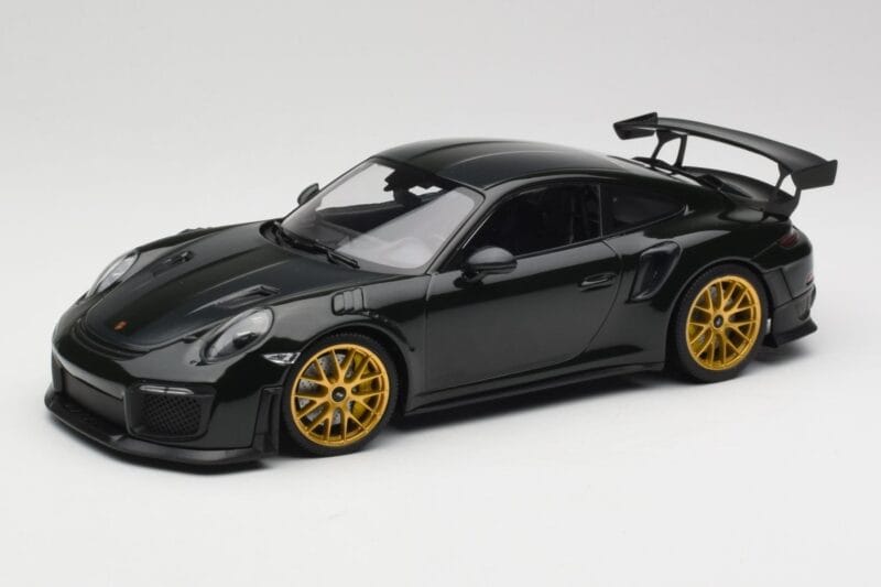 Porsche 911 991.2 GT2 RS Πράσινο Weissach Package Χρυσές Ζάντες Minichamps 1:18 155068306 Μέταλλο