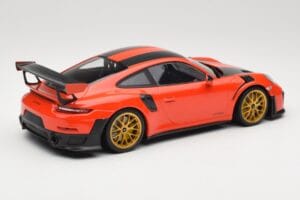 Porsche 911 991.2 GT2 RS Πορτοκαλί Weissach Package Χρυσές Ζάντες Minichamps 1:18 155068305 Μέταλλο - εικόνα 2 από 6