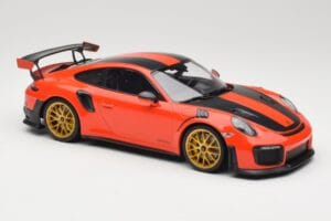 Porsche 911 991.2 GT2 RS Πορτοκαλί Weissach Package Χρυσές Ζάντες Minichamps 1:18 155068305 Μέταλλο - εικόνα 4 από 6