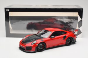Porsche 911 GT2 RS 991.2 Κόκκινο Μαύρες Ζάντες Minichamps 1:18 155068307 Μέταλλο - εικόνα 6 από 6