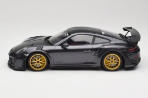 Porsche 911 991.2 GT2 RS Weissach Package Purple Metallic Με Χρυσές Ζάντες Μαγνησίου Minichamps 1:18 153068322 Μέταλλο - εικόνα 3 από 6