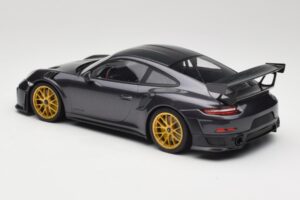 Porsche 911 991.2 GT2 RS Weissach Package Purple Metallic Με Χρυσές Ζάντες Μαγνησίου Minichamps 1:18 153068322 Μέταλλο - εικόνα 5 από 6