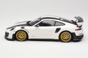 Porsche 911 991.2 GT2 RS Weissach Package Λευκό Με Χρυσές Ζάντες Minichamps 1:18 153068308 Μέταλλο - εικόνα 3 από 6