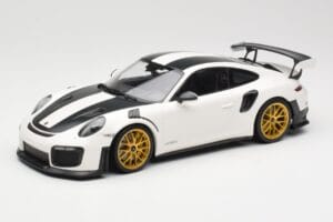 Porsche 911 991.2 GT2 RS Weissach Package Λευκό Με Χρυσές Ζάντες Minichamps 1:18 153068308 Μέταλλο