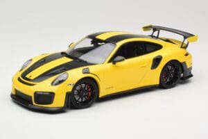 Porsche 911 991.2 GT2 RS Weissach Package Κίτρινο με Μαύρες Ζάντες Minichamps 1:18 155068311 Μέταλλο