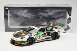 Porsche 911 991.2 GT3 R #28 Alegra Motorsports D. de Quesada / M. Morad Class Winners 24 Hours of Daytona 2017 Minichamps 1:1 - εικόνα 6 από 6