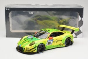 Porsche 911 991.2 GT3 R #911 Manthey Racing R. Dumas / F. Makowiecki 24 Hours of Nurburgring 2017 Minichamps 1:18 155176911 Μ - εικόνα 6 από 6