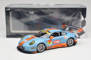 Porsche 911 991.2 GT3 R Pacific Gulf Racing #9 J. Lammers / K. Miura Super GT 300 Series 2017 Minichamps 1:18 155176909 Μέταλ - εικόνα 6 από 6