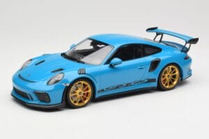 Porsche 911 991.2 GT3 RS Μπλε με Χρυσές Ζάντες Minichamps 1:18 155068222 Μέταλλο