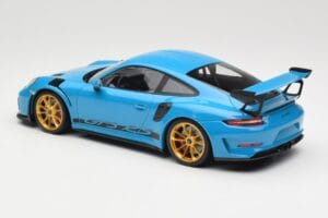 Porsche 911 991.2 GT3 RS Μπλε με Χρυσές Ζάντες Minichamps 1:18 155068222 Μέταλλο - εικόνα 5 από 6