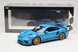 Porsche 911 991.2 GT3 RS Μπλε με Χρυσές Ζάντες Minichamps 1:18 155068222 Μέταλλο - εικόνα 6 από 6