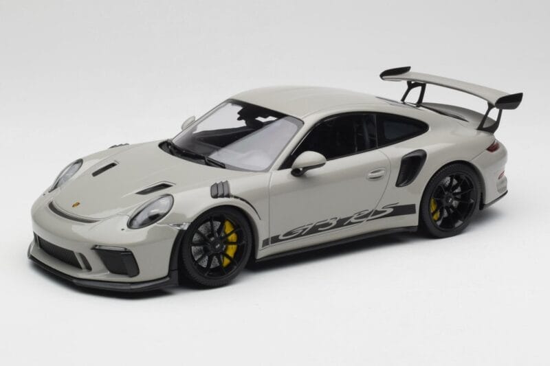 Porsche 911 991.2 GT3 RS Chalk Wording Μαύρες Ζάντες Minichamps 1:18 153068230 Μέταλλο
