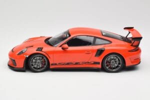 Porsche 911 991.2 GT3 RS Lava Orange & Ασημί Ζάντες Minichamps 1:18 155068225 Μέταλλο - εικόνα 3 από 6