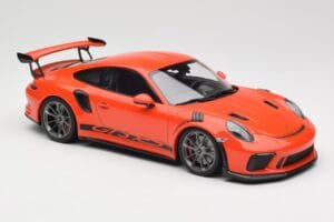 Porsche 911 991.2 GT3 RS Lava Orange & Ασημί Ζάντες Minichamps 1:18 155068225 Μέταλλο - εικόνα 4 από 6
