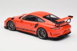 Porsche 911 991.2 GT3 RS Lava Orange & Ασημί Ζάντες Minichamps 1:18 155068225 Μέταλλο - εικόνα 5 από 6
