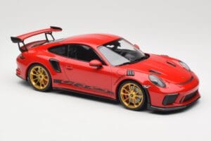 Porsche 911 991.2 GT3 RS Κόκκινο με Χρυσές Ζάντες Minichamps 1:18 155068220 Μέταλλο - εικόνα 4 από 6