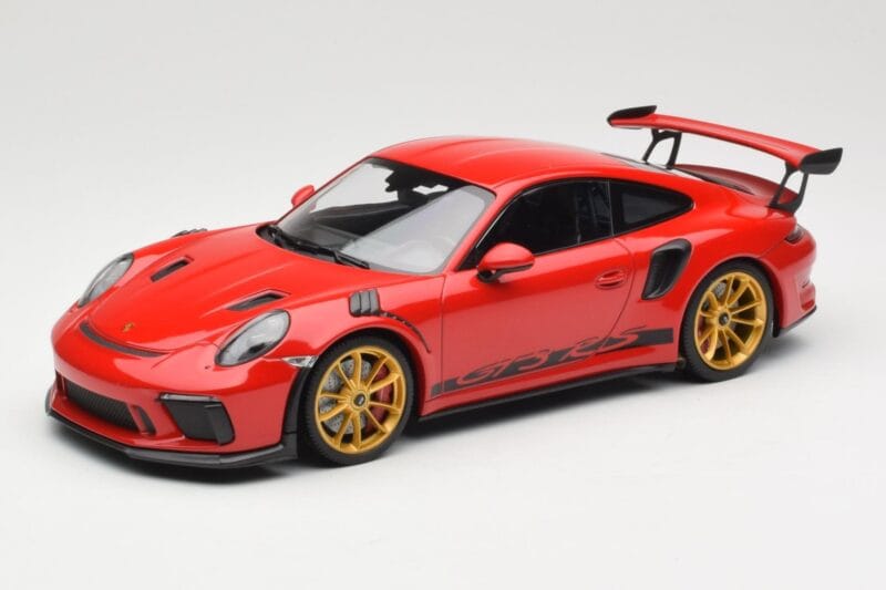 Porsche 911 991.2 GT3 RS Κόκκινο με Χρυσές Ζάντες Minichamps 1:18 155068220 Μέταλλο