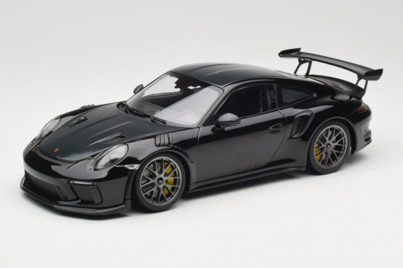Porsche 911 991.2 GT3 RS Weissach Package Μαύρο Ασημί Ζάντες Μαγνησίου Minichamps 1:18 153068229 Μέταλλο