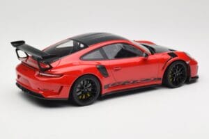 Porsche 911 991.2 GT3 RS Weissach Package Guards Red Μαύρες Ζάντες Minichamps 1:18 153068223 Μέταλλο - εικόνα 2 από 6