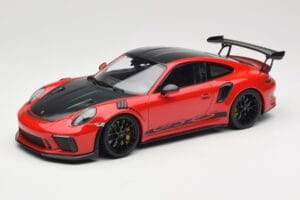 Porsche 911 991.2 GT3 RS Weissach Package Guards Red Μαύρες Ζάντες Minichamps 1:18 153068223 Μέταλλο