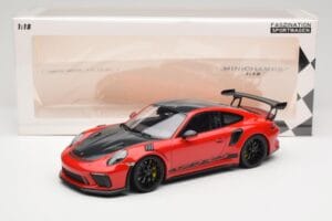 Porsche 911 991.2 GT3 RS Weissach Package Guards Red Μαύρες Ζάντες Minichamps 1:18 153068223 Μέταλλο - εικόνα 6 από 6