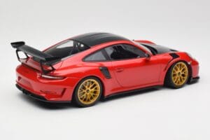 Porsche 911 991.2 GT3 RS Weissach Package Guards Red Χρυσές Ζάντες Μαγνησίου Minichamps 1:18 153068236 Μέταλλο - εικόνα 2 από 6