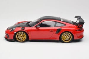 Porsche 911 991.2 GT3 RS Weissach Package Guards Red Χρυσές Ζάντες Μαγνησίου Minichamps 1:18 153068236 Μέταλλο - εικόνα 3 από 6