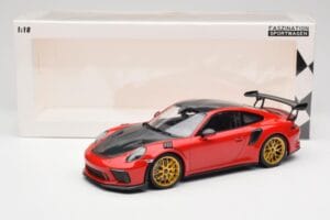 Porsche 911 991.2 GT3 RS Weissach Package Guards Red Χρυσές Ζάντες Μαγνησίου Minichamps 1:18 153068236 Μέταλλο - εικόνα 6 από 6