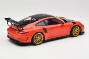 Porsche 911 991.2 GT3 RS Weissach Package Lava Orange Χρυσές Ζάντες Μαγνησίου Minichamps 1:18 153068227 Μέταλλο - εικόνα 2 από 6