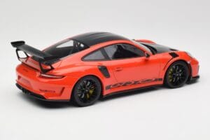 Porsche 911 991.2 GT3 RS Weissach Package Lava Orange Wording Μαύρες Ζάντες Μαγνησίου Minichamps 1:18 153068226 Μέταλλο - εικόνα 2 από 6