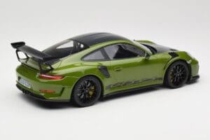Porsche 911 991.2 GT3 RS Weissach Package Lizard Green Wording & Μαύρες Ζάντες Μαγνησίου Minichamps 1:18 155068232 Μέταλλο - εικόνα 2 από 6