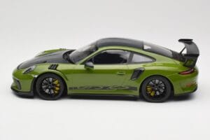 Porsche 911 991.2 GT3 RS Weissach Package Lizard Green Wording & Μαύρες Ζάντες Μαγνησίου Minichamps 1:18 155068232 Μέταλλο - εικόνα 3 από 6