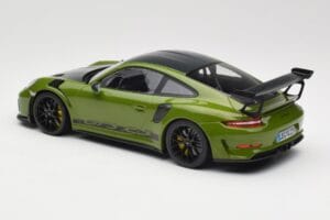 Porsche 911 991.2 GT3 RS Weissach Package Lizard Green Wording & Μαύρες Ζάντες Μαγνησίου Minichamps 1:18 155068232 Μέταλλο - εικόνα 5 από 6