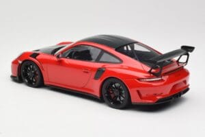 Porsche 911 991.2 GT3 RS Weissach Package Κόκκινο με Μαύρες Ζάντες Minichamps 1:18 155068230 Μέταλλο - εικόνα 5 από 6